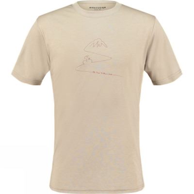 Playeras Ayacucho Burn Out Hombre - Beige - Chile OUB315240